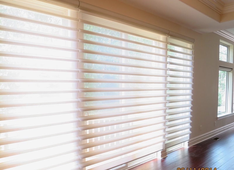 Hunter Douglas Pirouette Shades, for slider door and windows